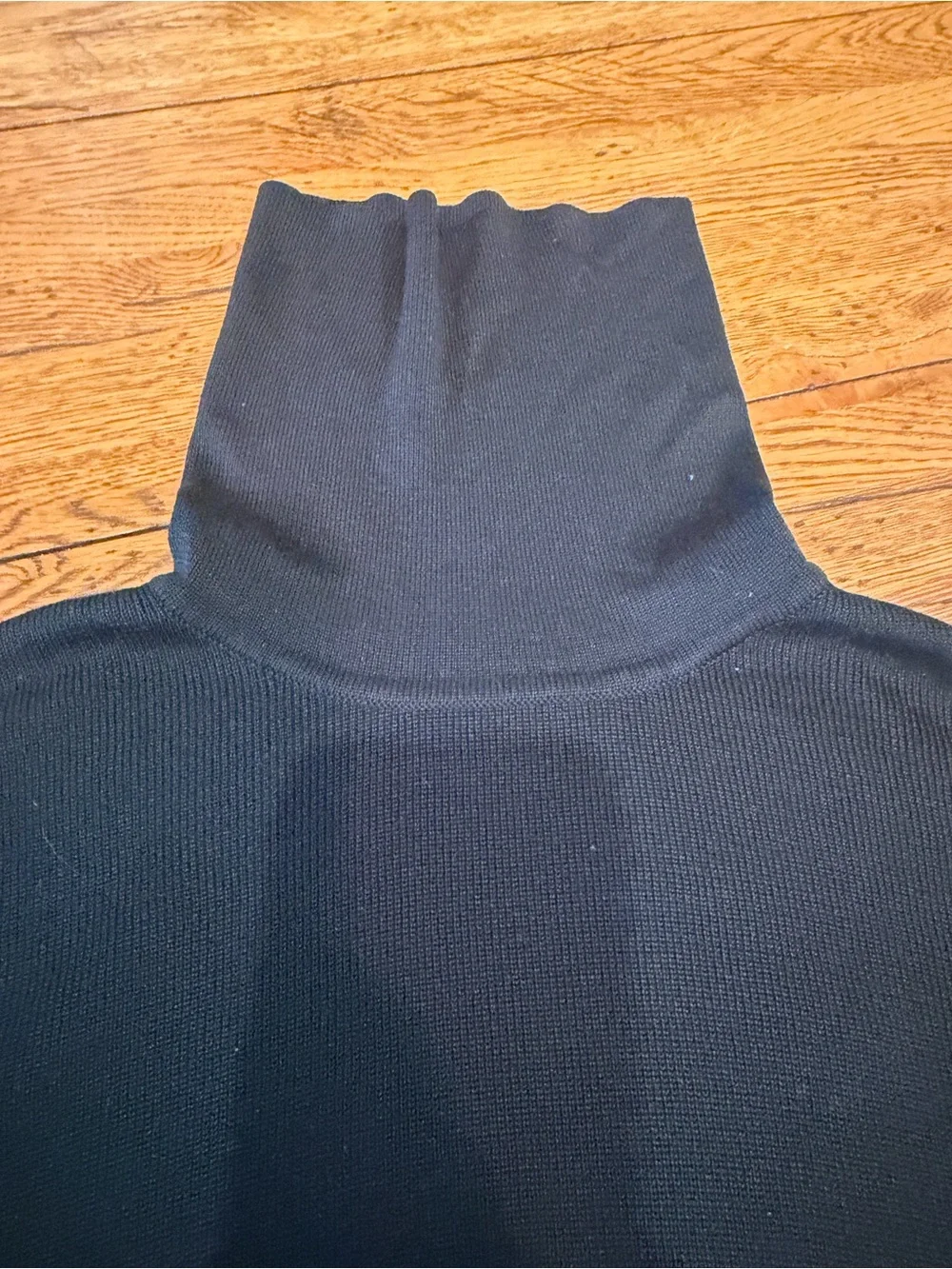 Ann Taylor silk Black Turtleneck Sweater -women’s Classic Knit